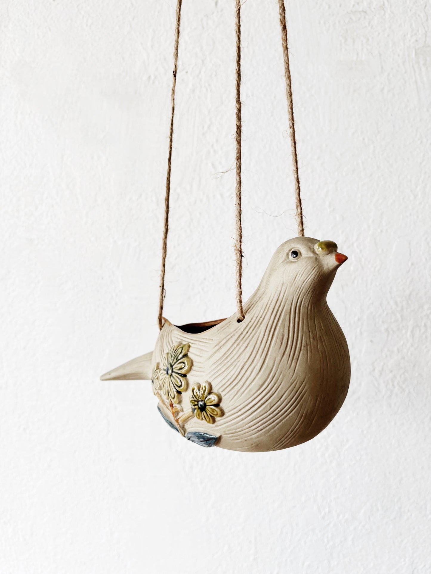 Vintage Ceramic Bird Planter