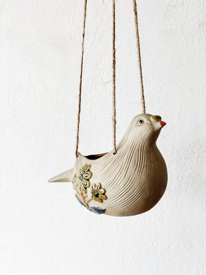 Vintage Ceramic Bird Planter