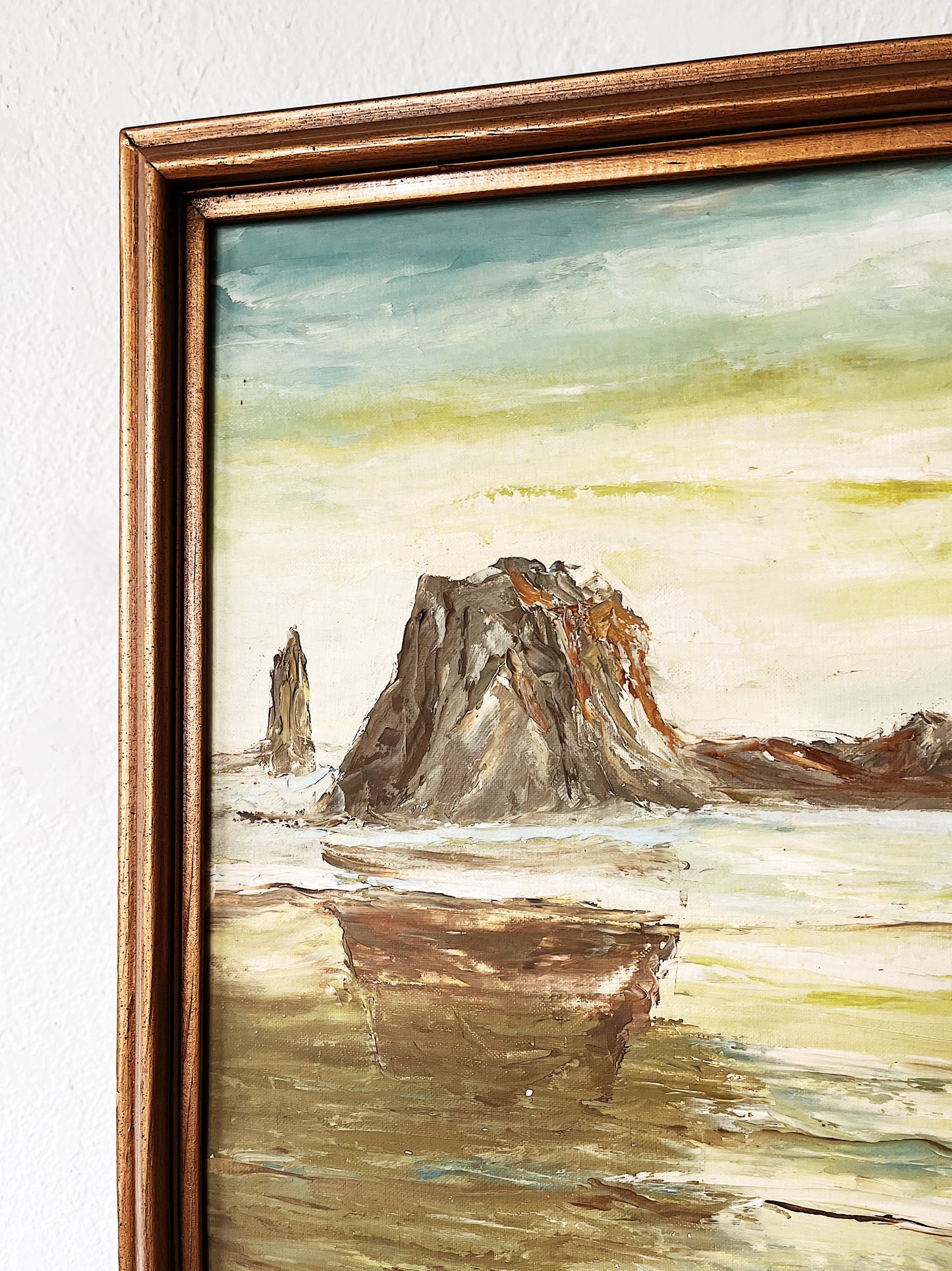 Mid Century Seascape Painting