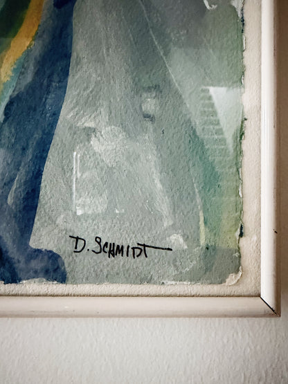 Original Dale Schmidt Mixed Media Painting