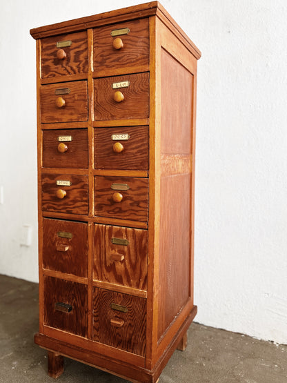 Vintage Apothecary Cabinet
