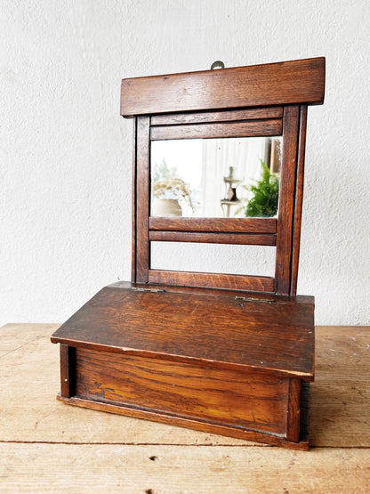 Primitive Mirrored Cabinet