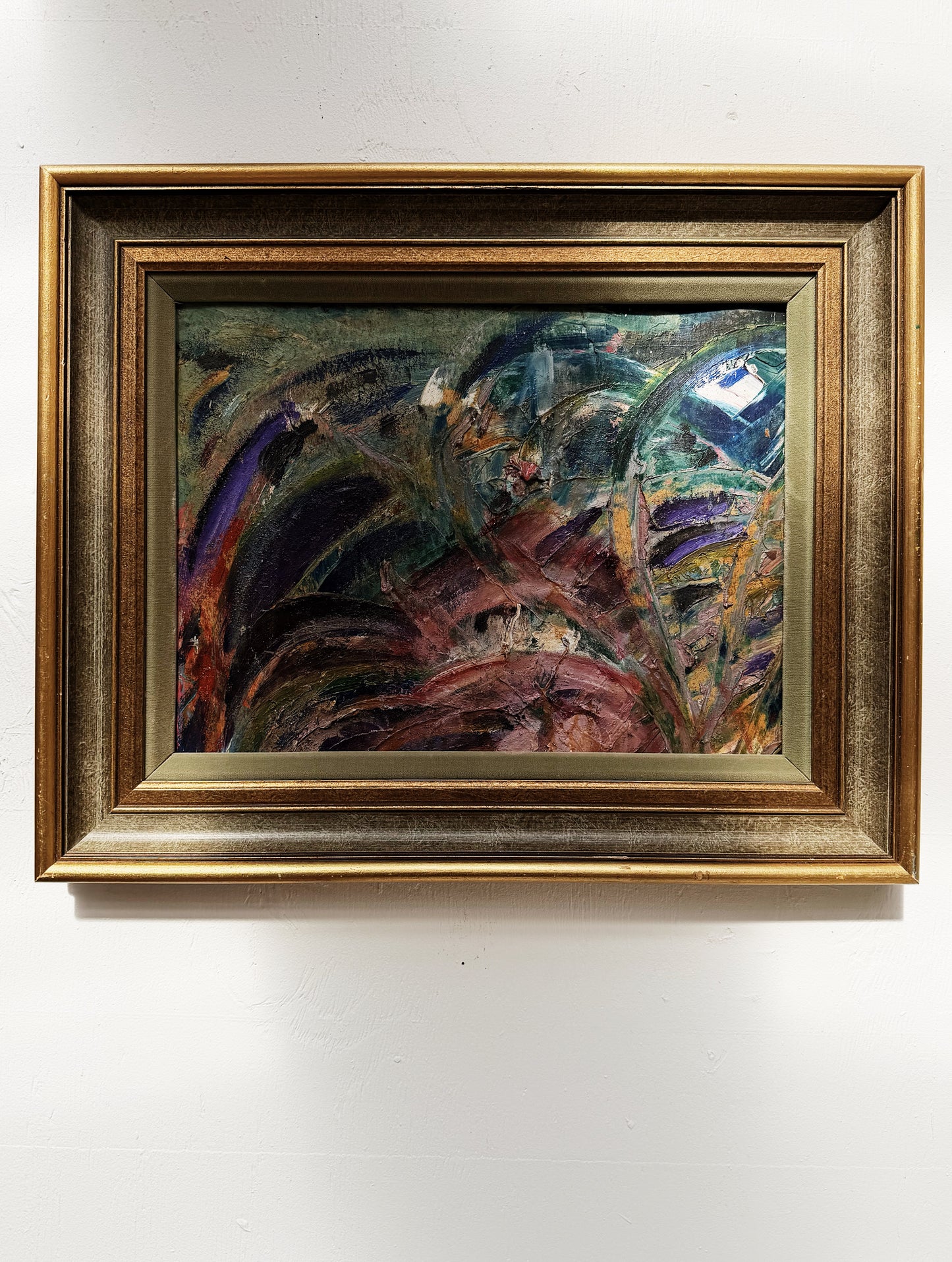 Vintage Abstract Expressionist Painting