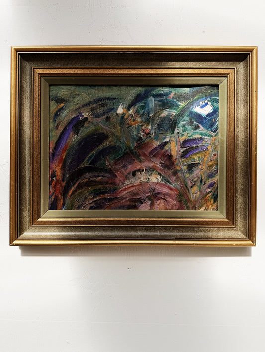 Vintage Abstract Expressionist Painting