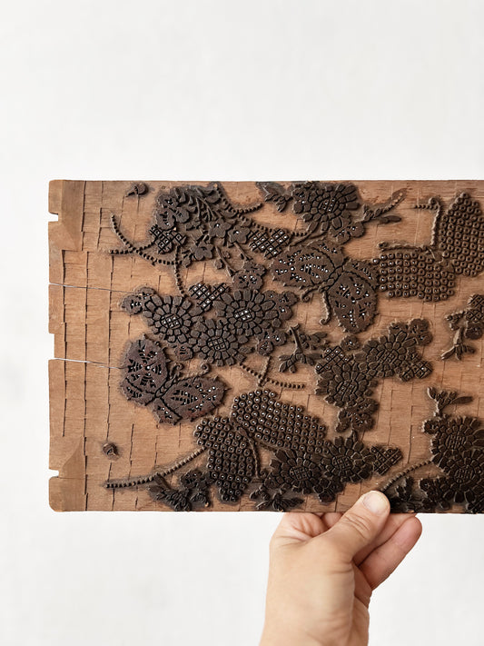 Antique Teak Printing Panel