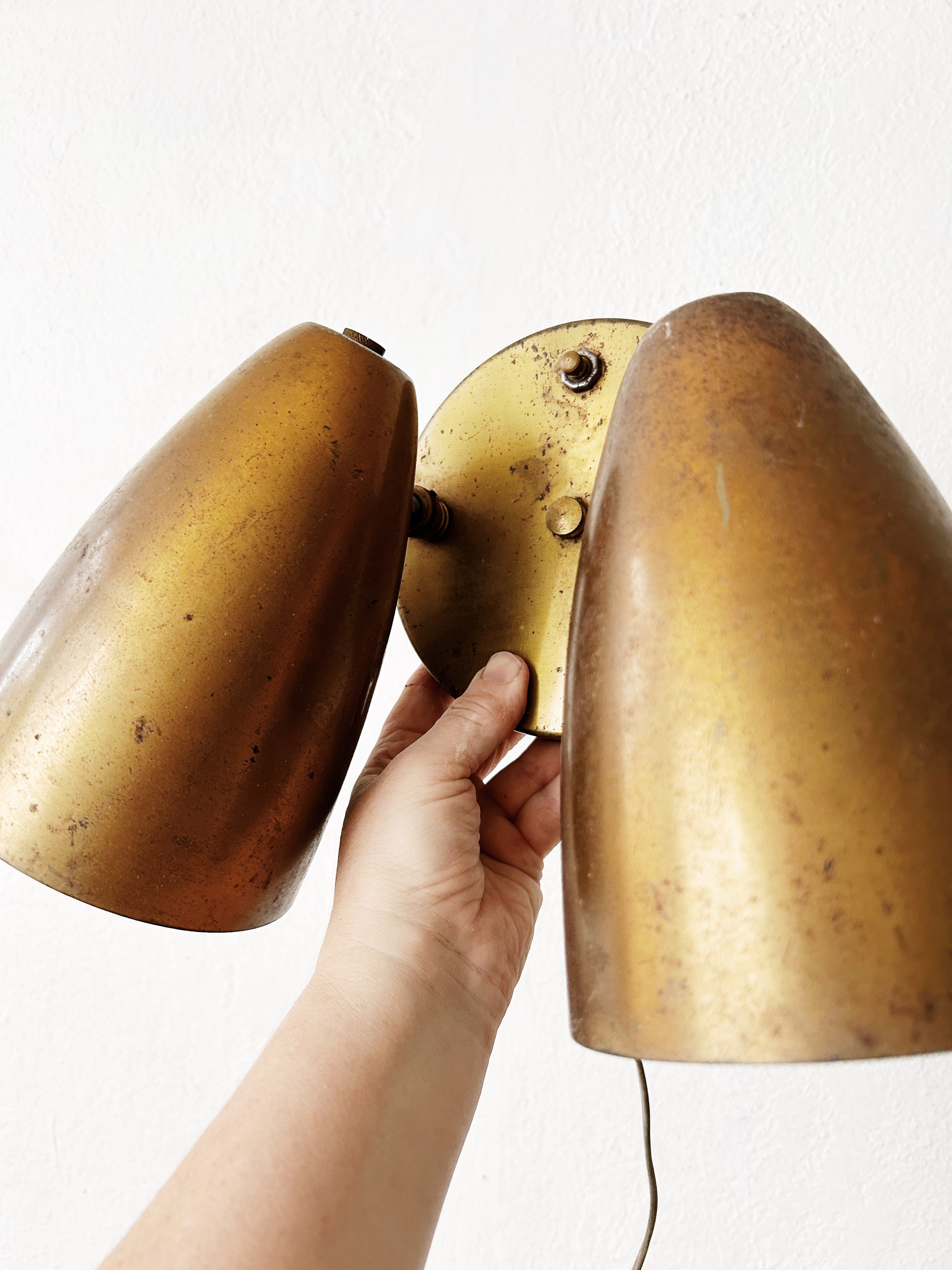 Mid Century Double Sconce