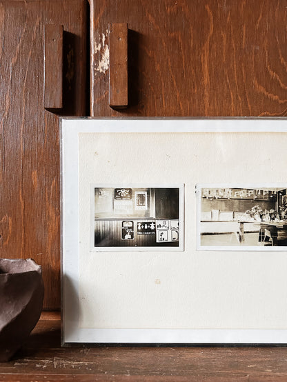 Framed Pair of Quirky Found Photos