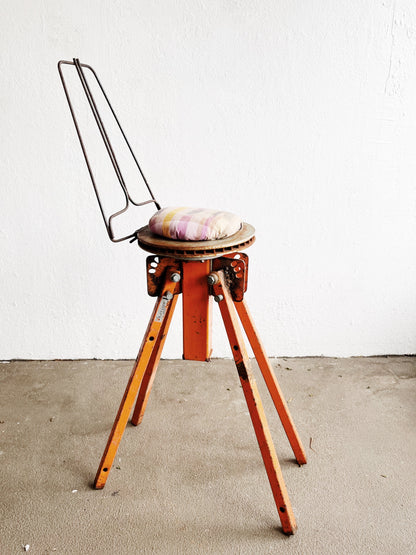 Industrial Folk Art Chair
