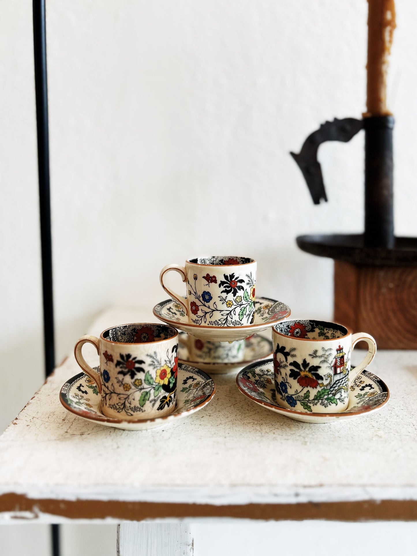 Antique English Japonisme Porcelain Set