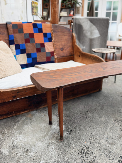 Vintage Live Edge Bench
