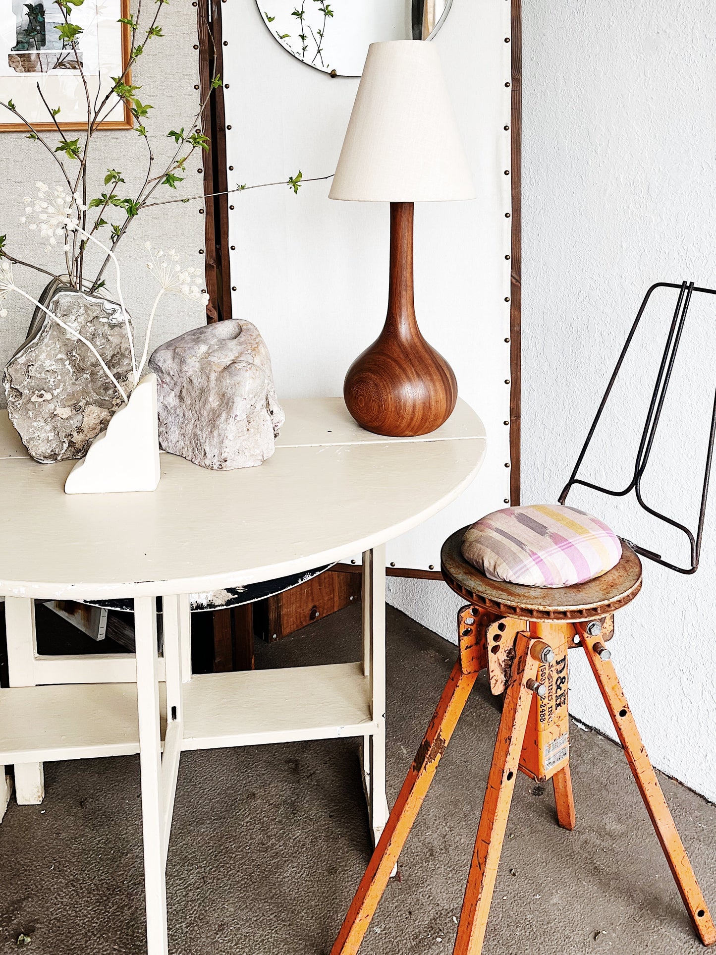 Industrial Folk Art Chair