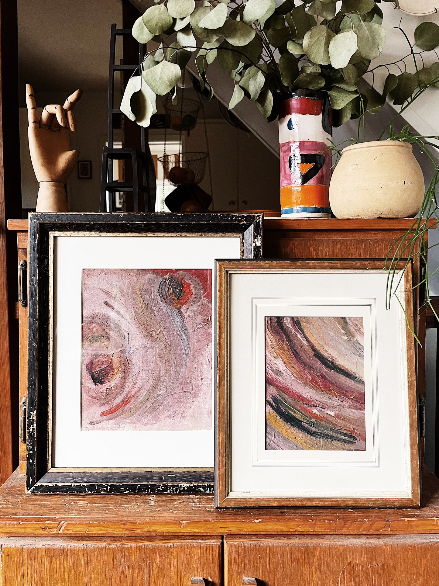 Vintage Abstract Oil Painting