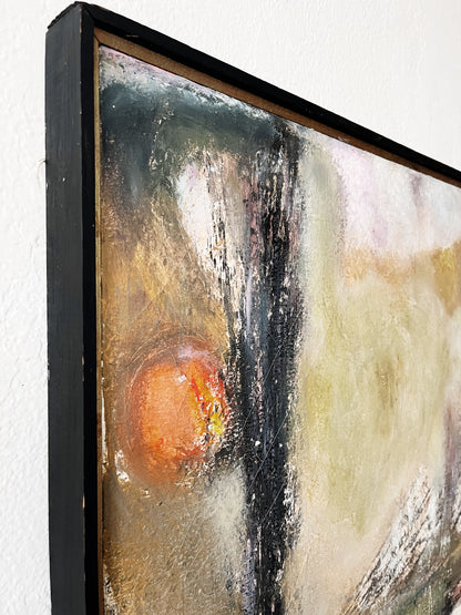 Mid Century Abstract Expressionist Oil Painting