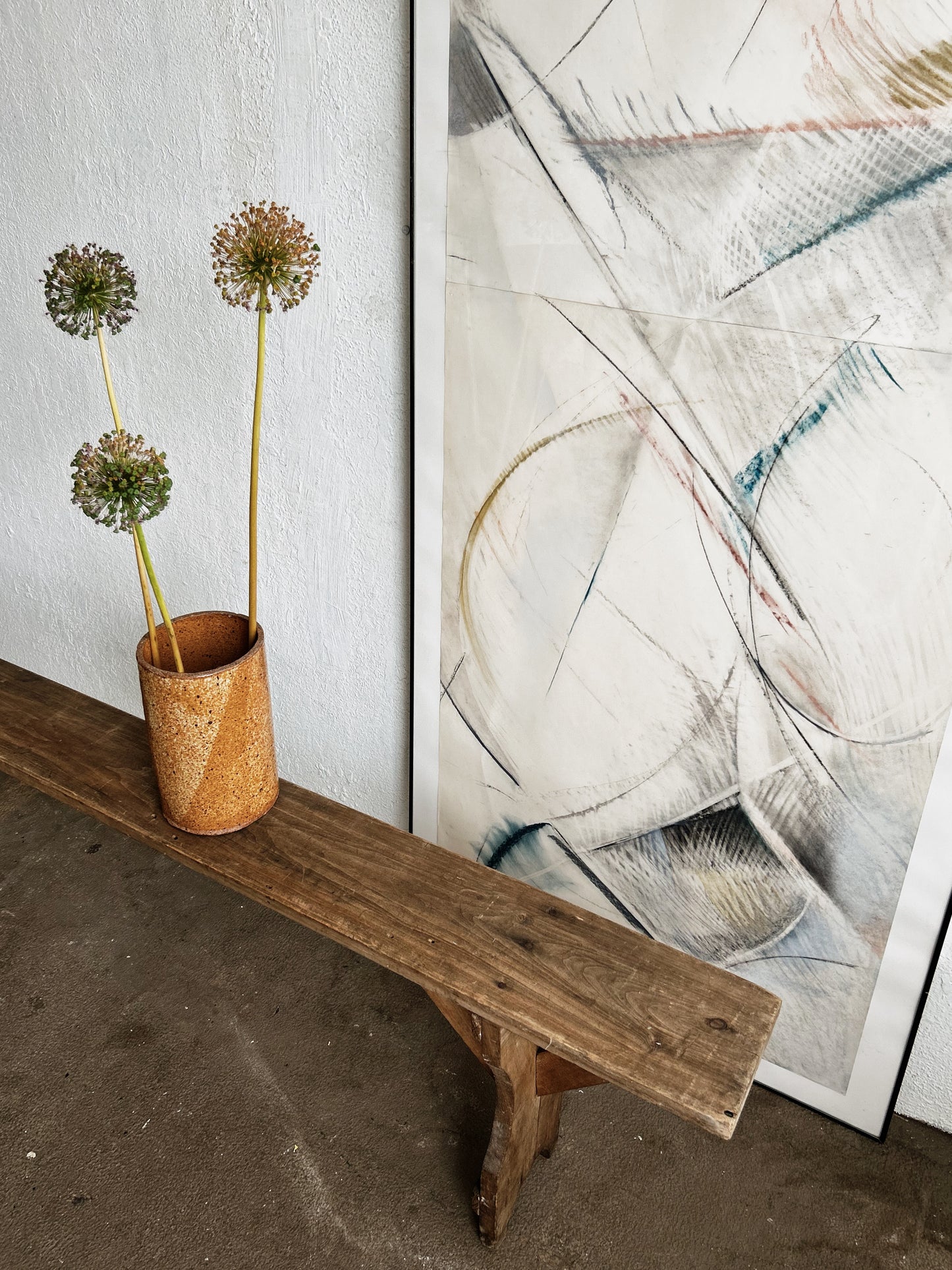 Large Mixed Media Abstract Painting