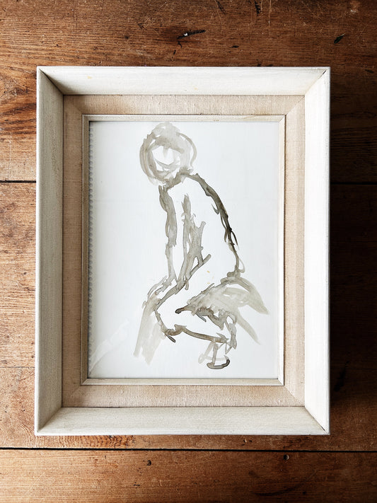 Original Vintage Watercolor Painting