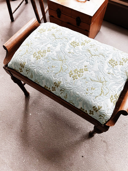 Antique Upholstered Bench