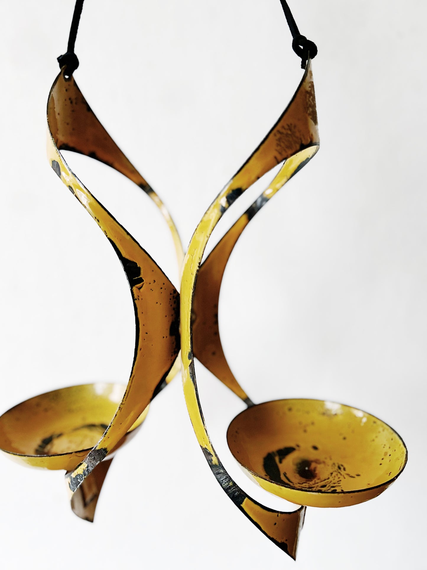 Brutalist Enamel Plant Holder