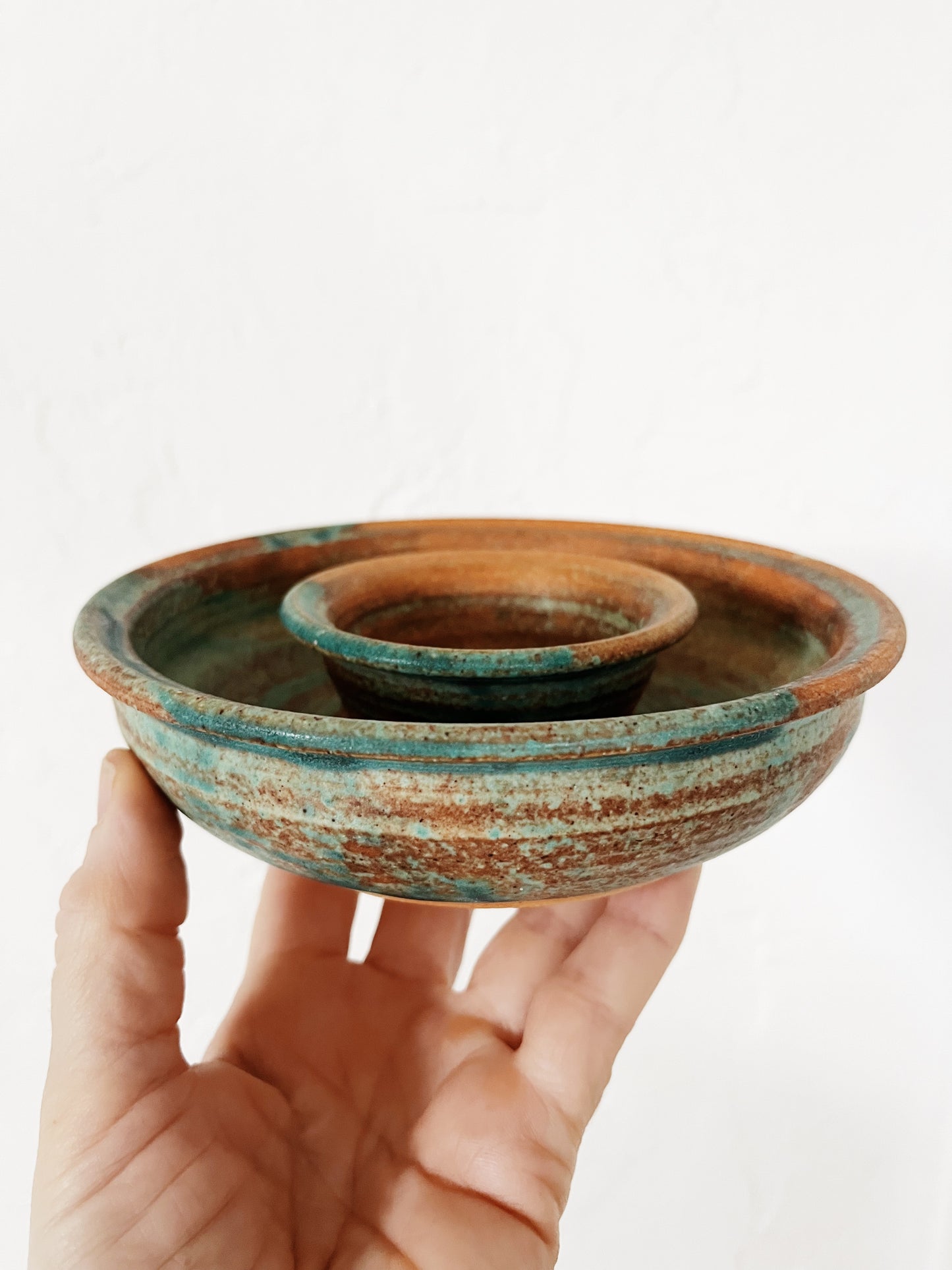 Vintage Chip and Dip for One