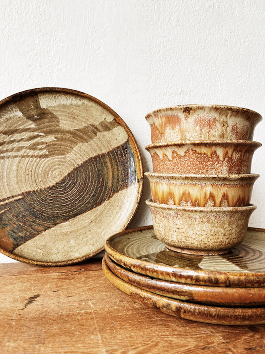 Handmade Stoneware Dish Set