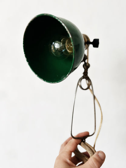 Antique Clamp Lamp