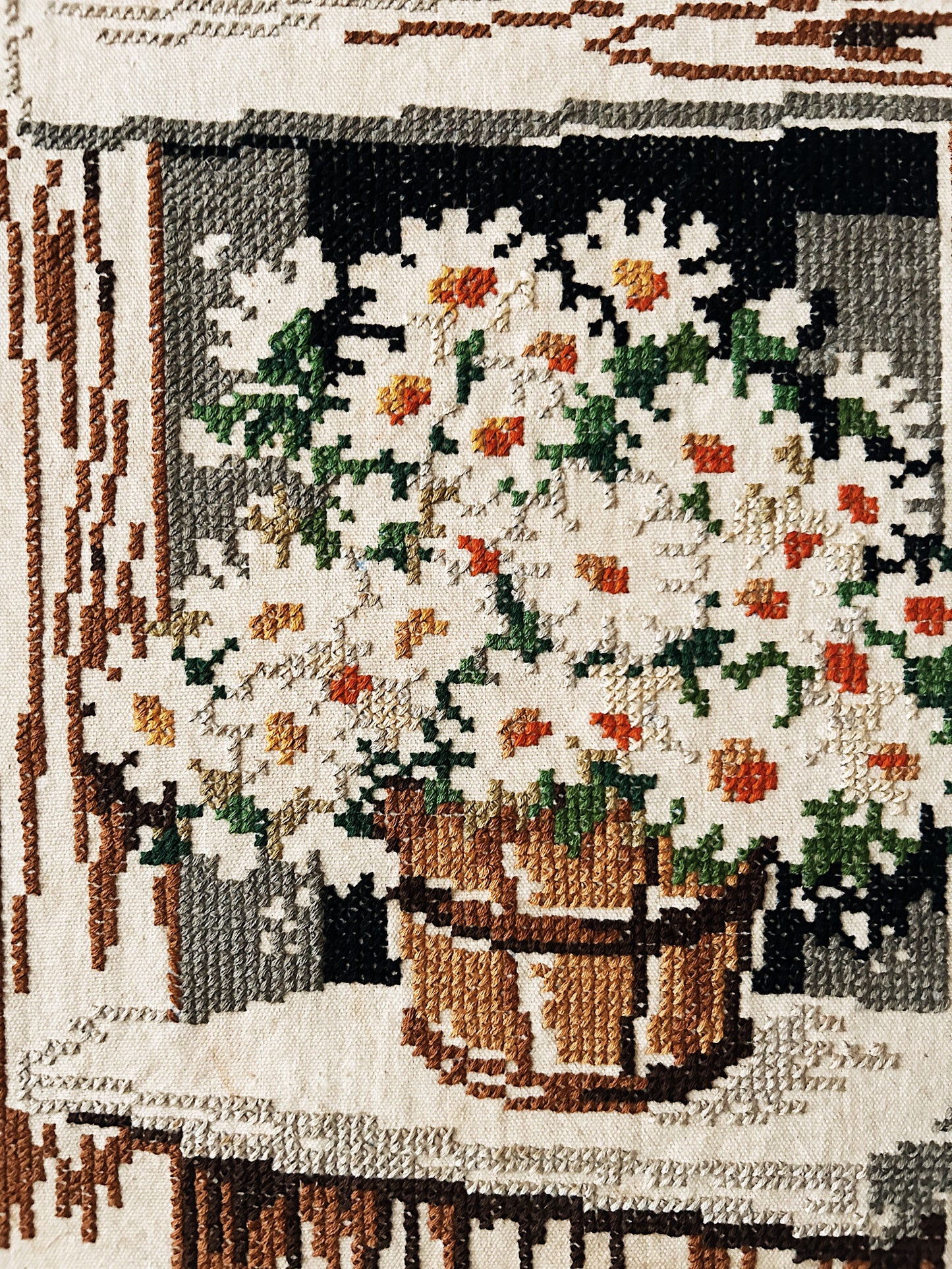 1920s Framed Needlework