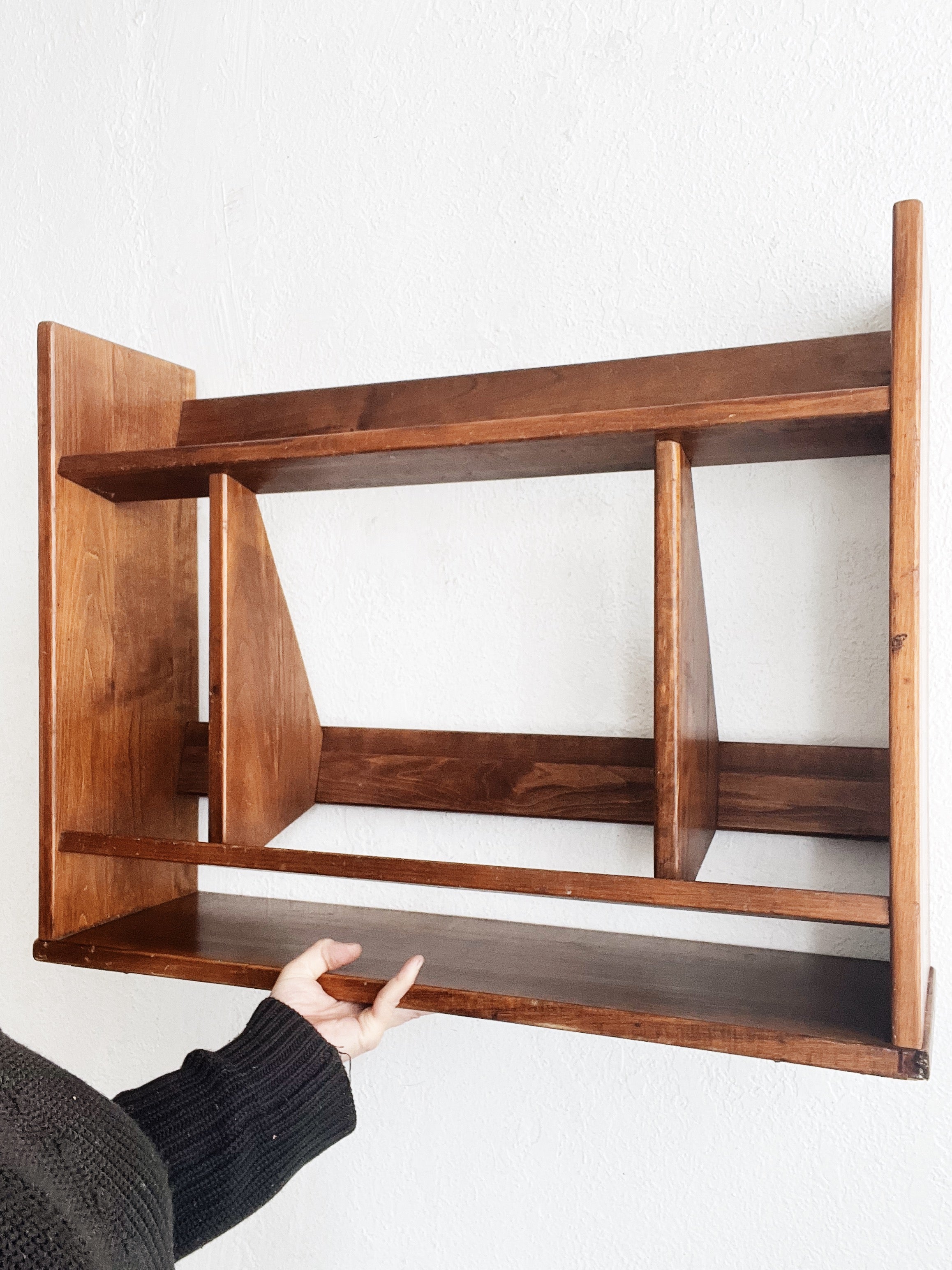 Mid Century Book Rack or Shelf