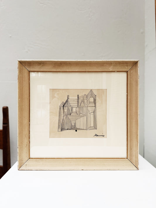 Vintage Pen and Ink Drawing