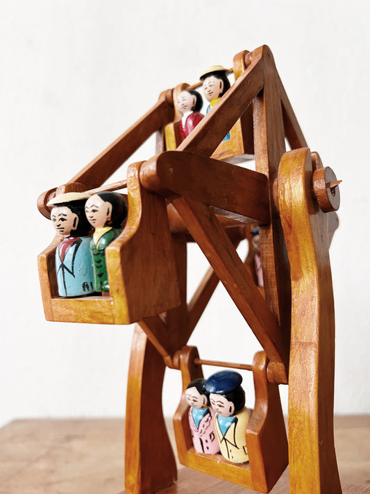 Handmade Folk Art Ferris Wheel