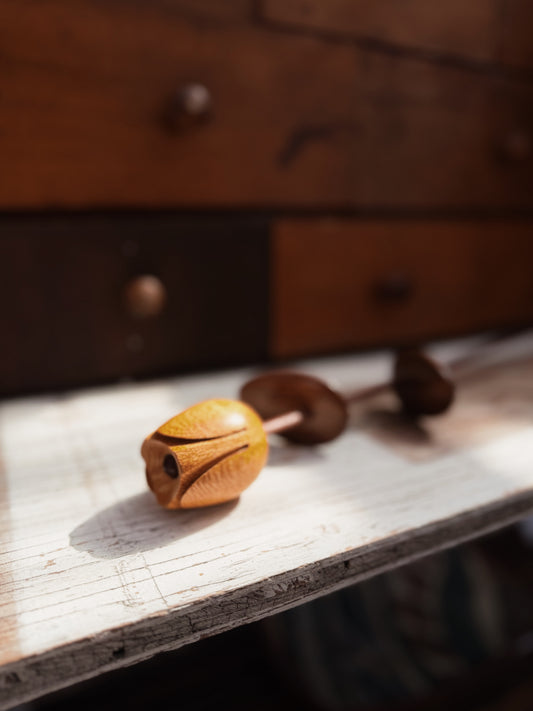 Carved Wood Tulip