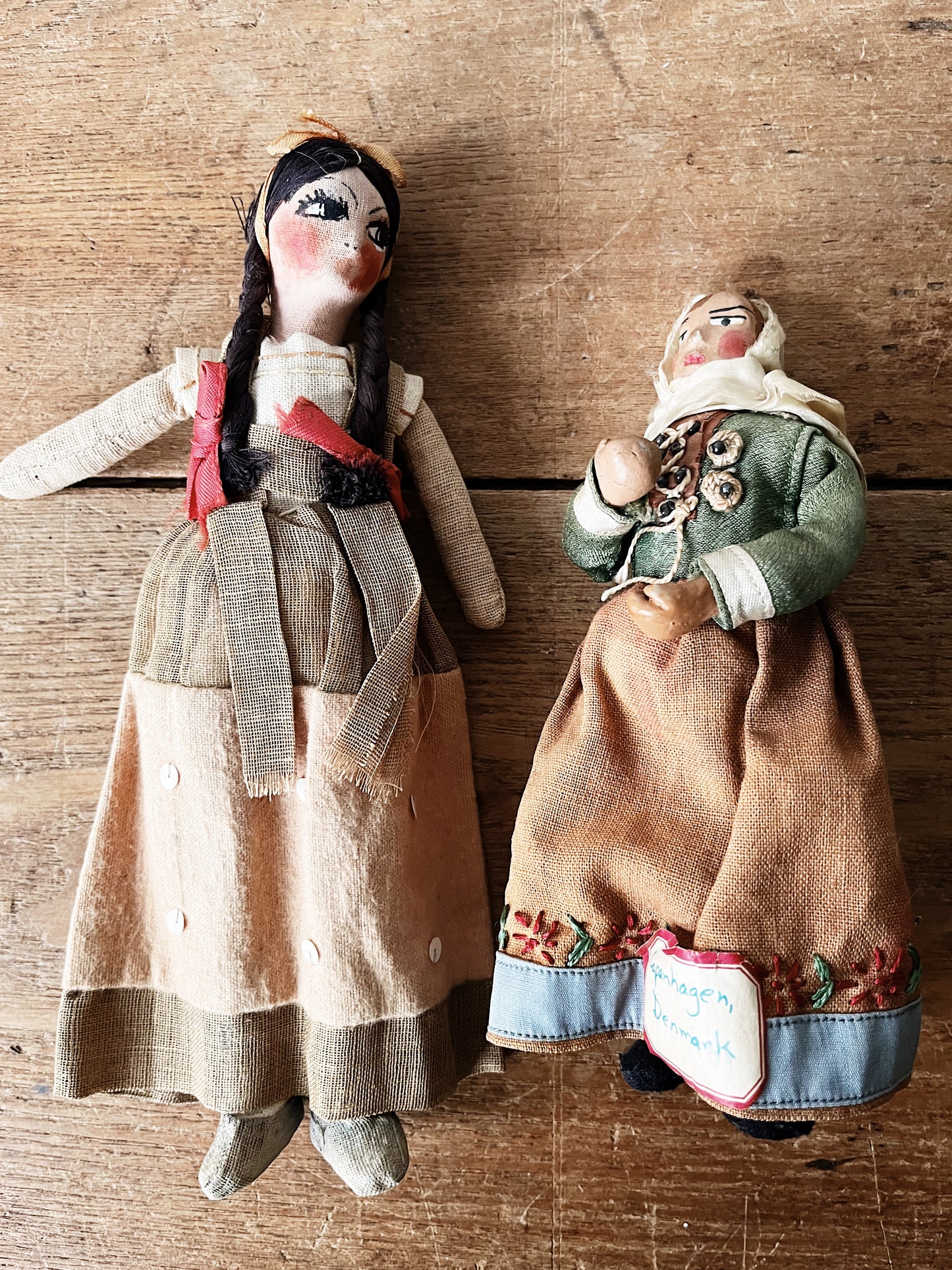 Antique Danish Folk Doll