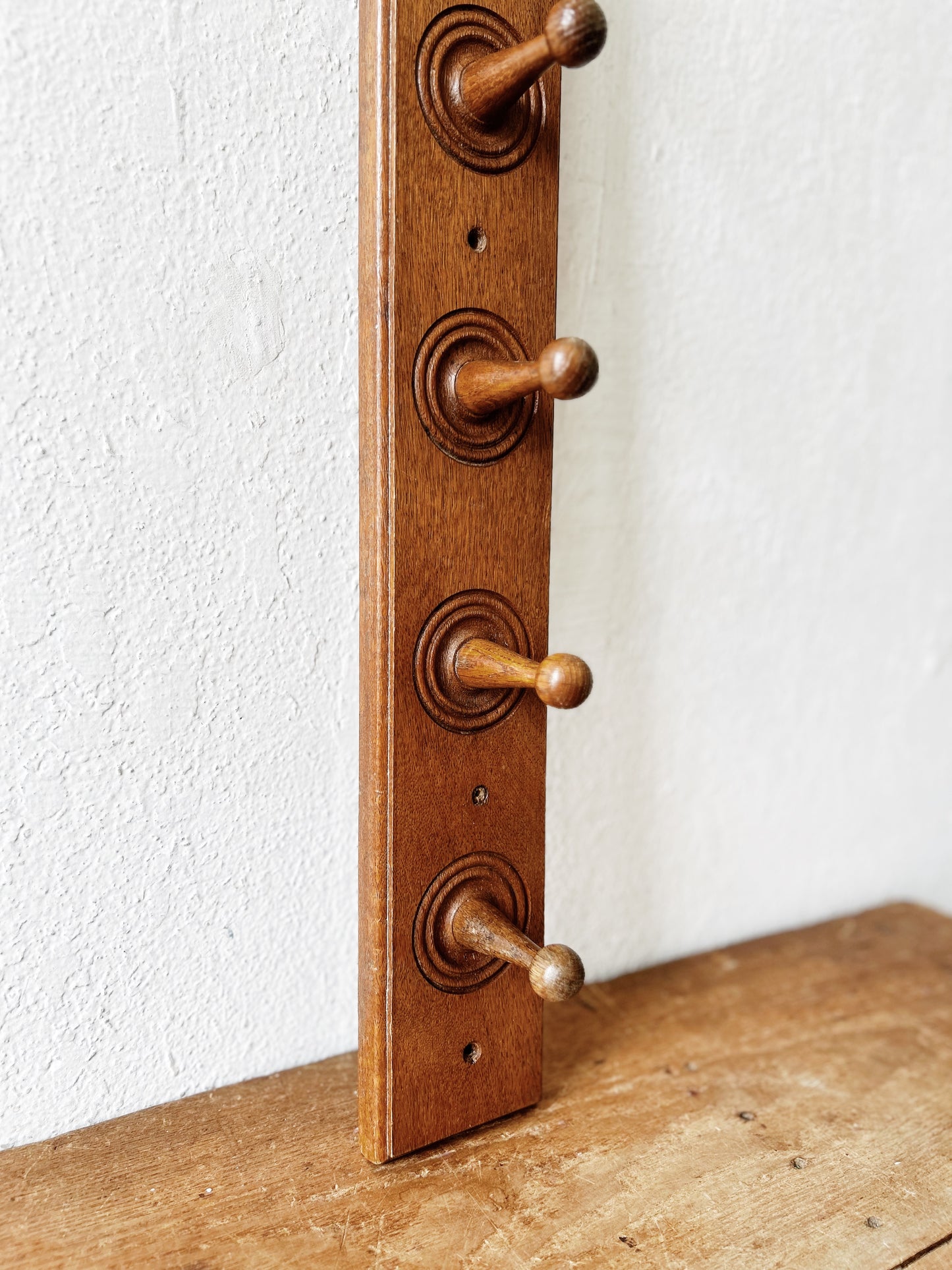 Antique Bullseye Coat Rack