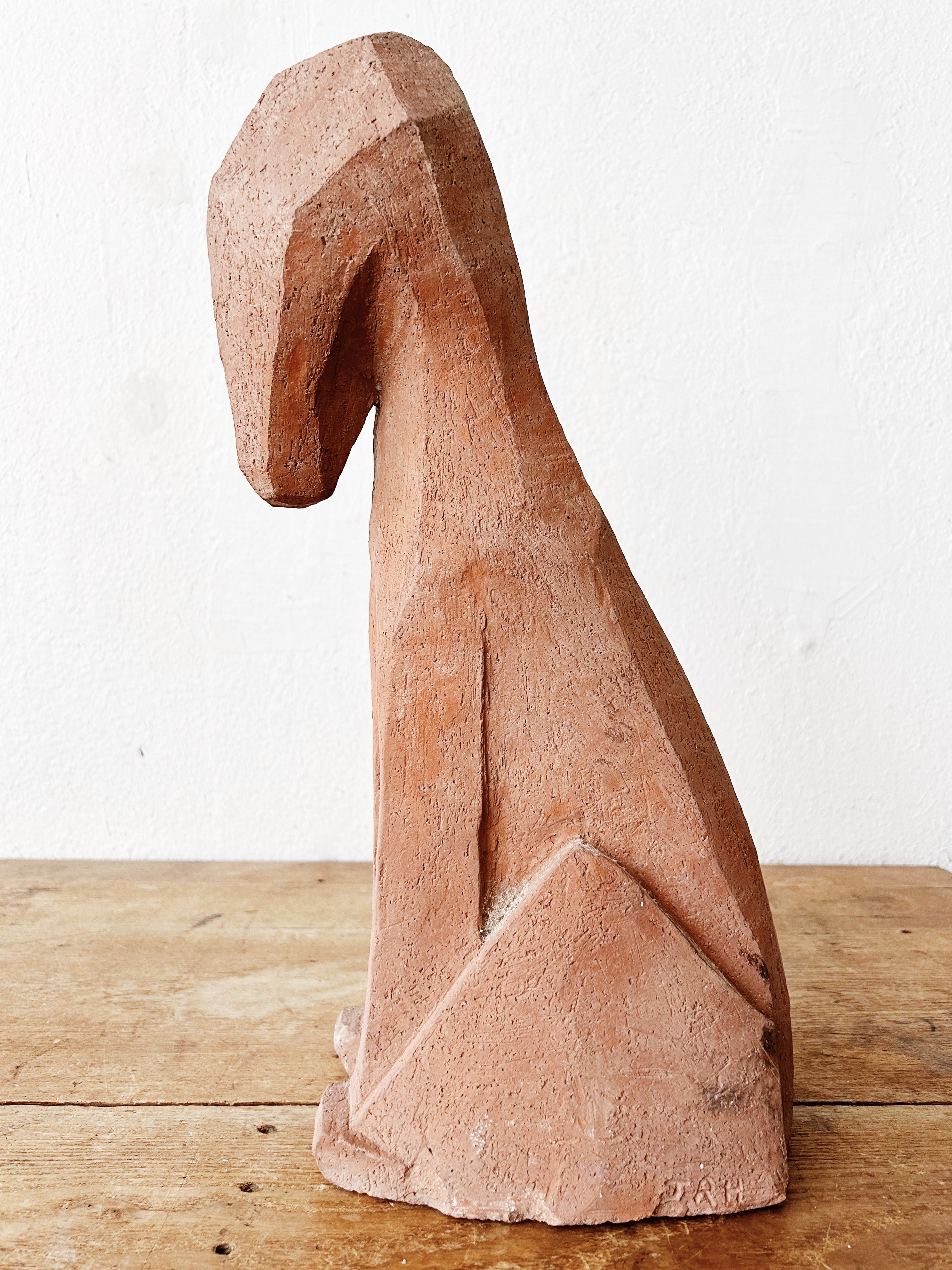 Large Terra Cotta Dog Sculpture - Thumbnail 2