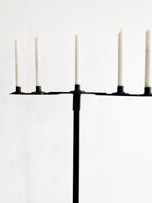 Handmade Metal Floor Candelabra