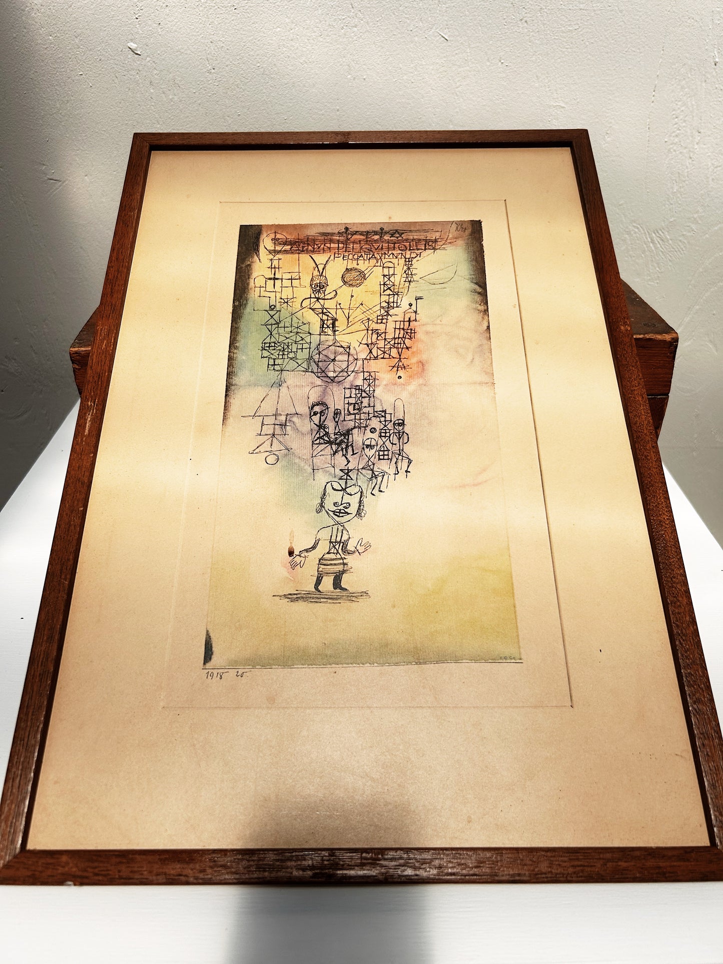 Vintage Paul Klee 'Agnus Dei' Lithograph