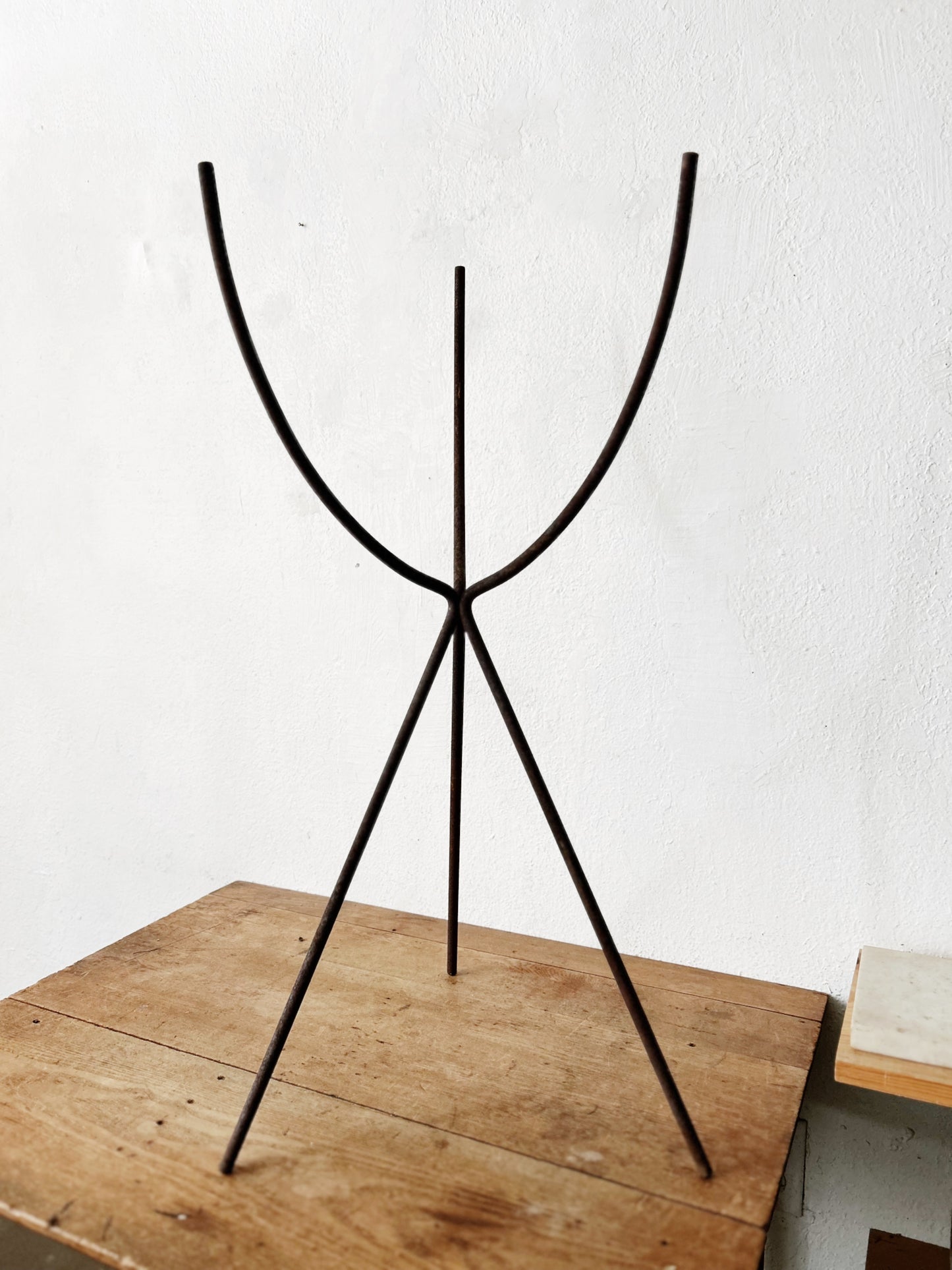 XL Mid Century Iron Plant Stand