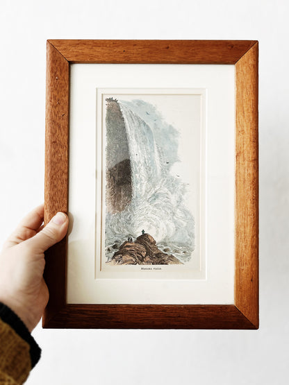 Antique Niagara Falls Etching