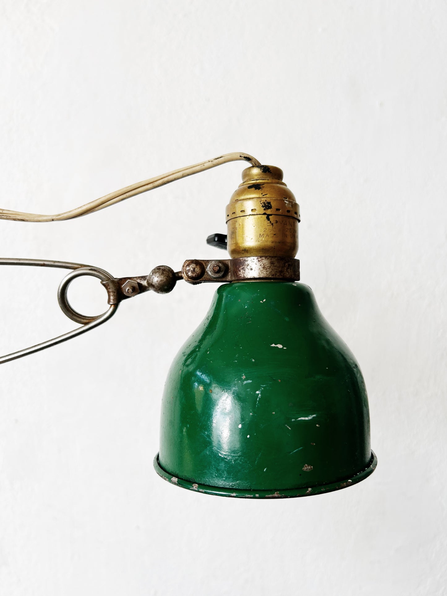 Antique Clamp Lamp