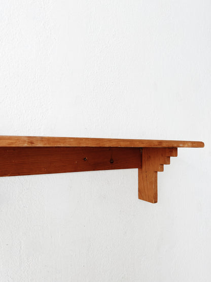 Vintage Wood Wall Shelf