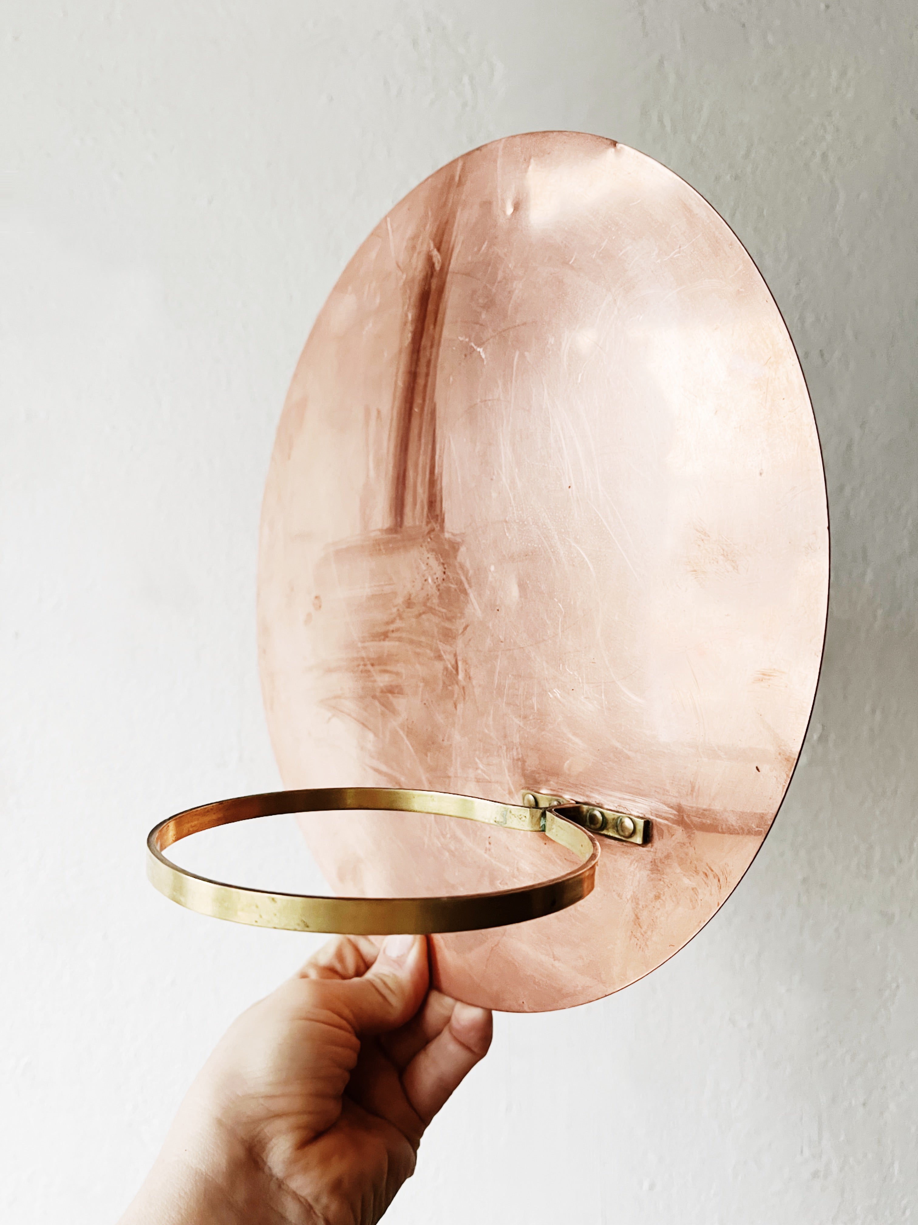 Hand Crafted Copper Wall Planter - Thumbnail 3