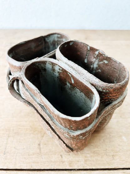Handmade Art Pottery Vessel. Pencil/ Art Brushes Holder