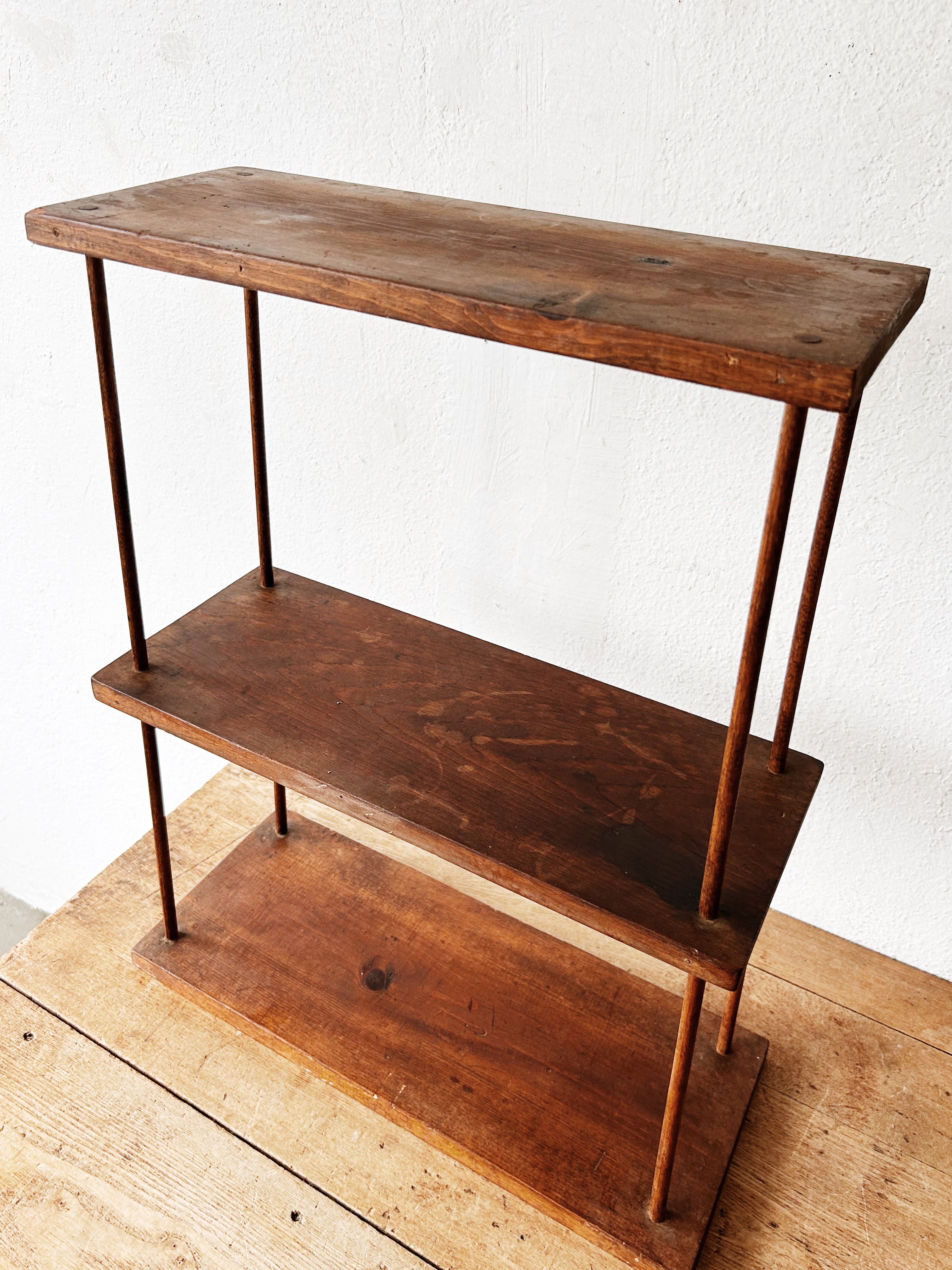 Handmade Wood Spindle Shelf - Thumbnail 2