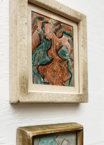 Original Mid Century Woody Tallman Mini Paintings
