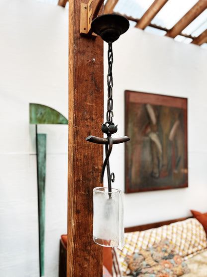 Blown Glass Pendant Lamp