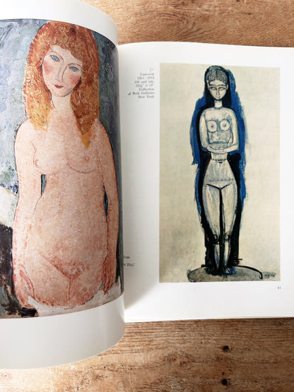 Vintage Modigliani Hard Cover Art Book