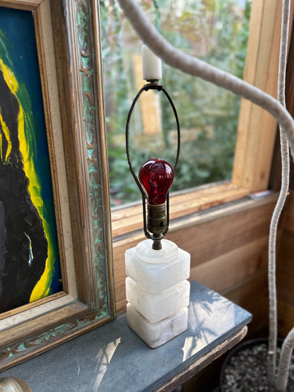 Deco Era Marble Cube Lamp