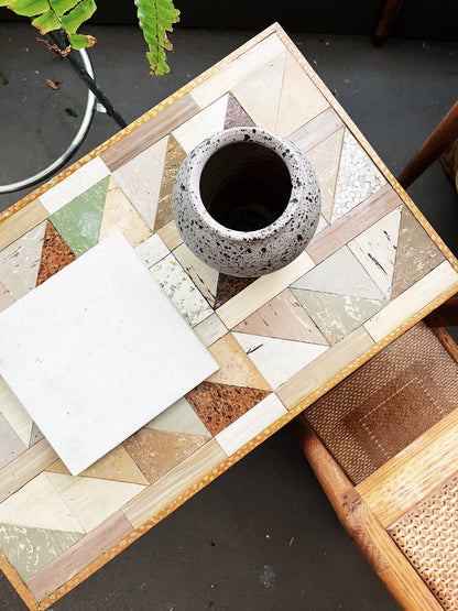 Vintage Tiled Side Table