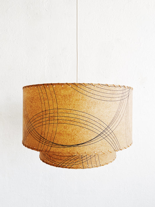 Large Vintage Italian Pendant Light