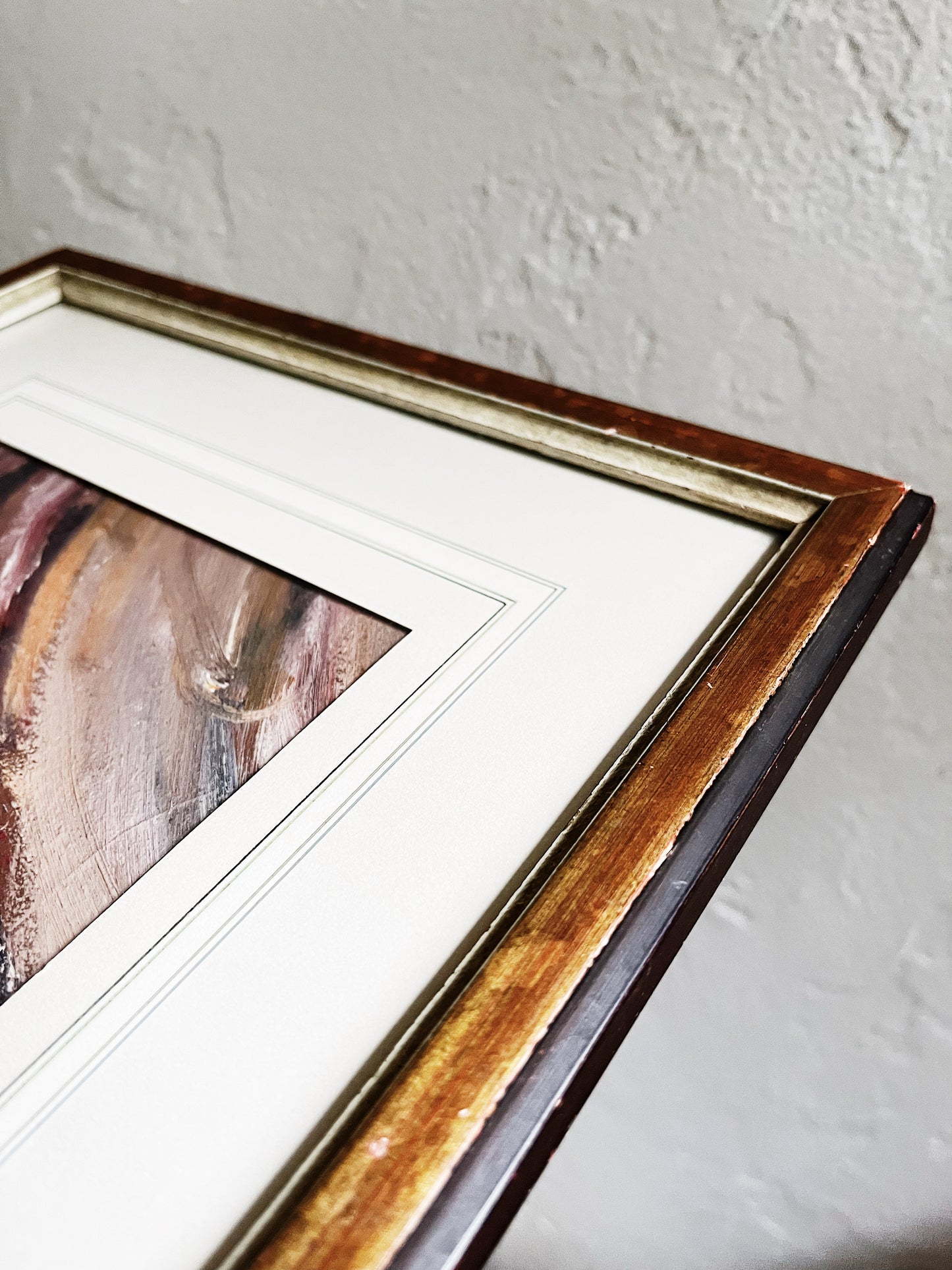 Vintage Abstract Oil Painting