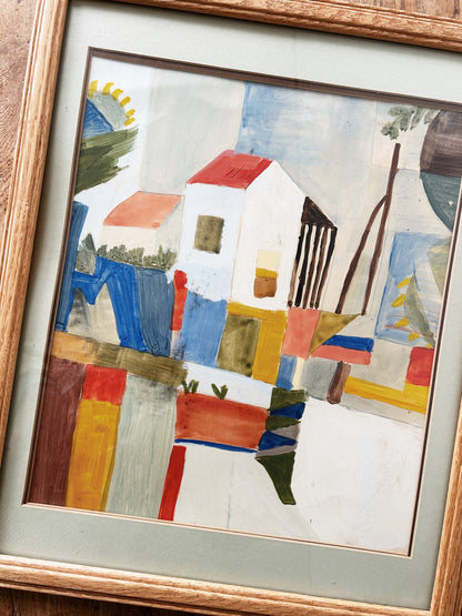 Vintage Original Framed Painting