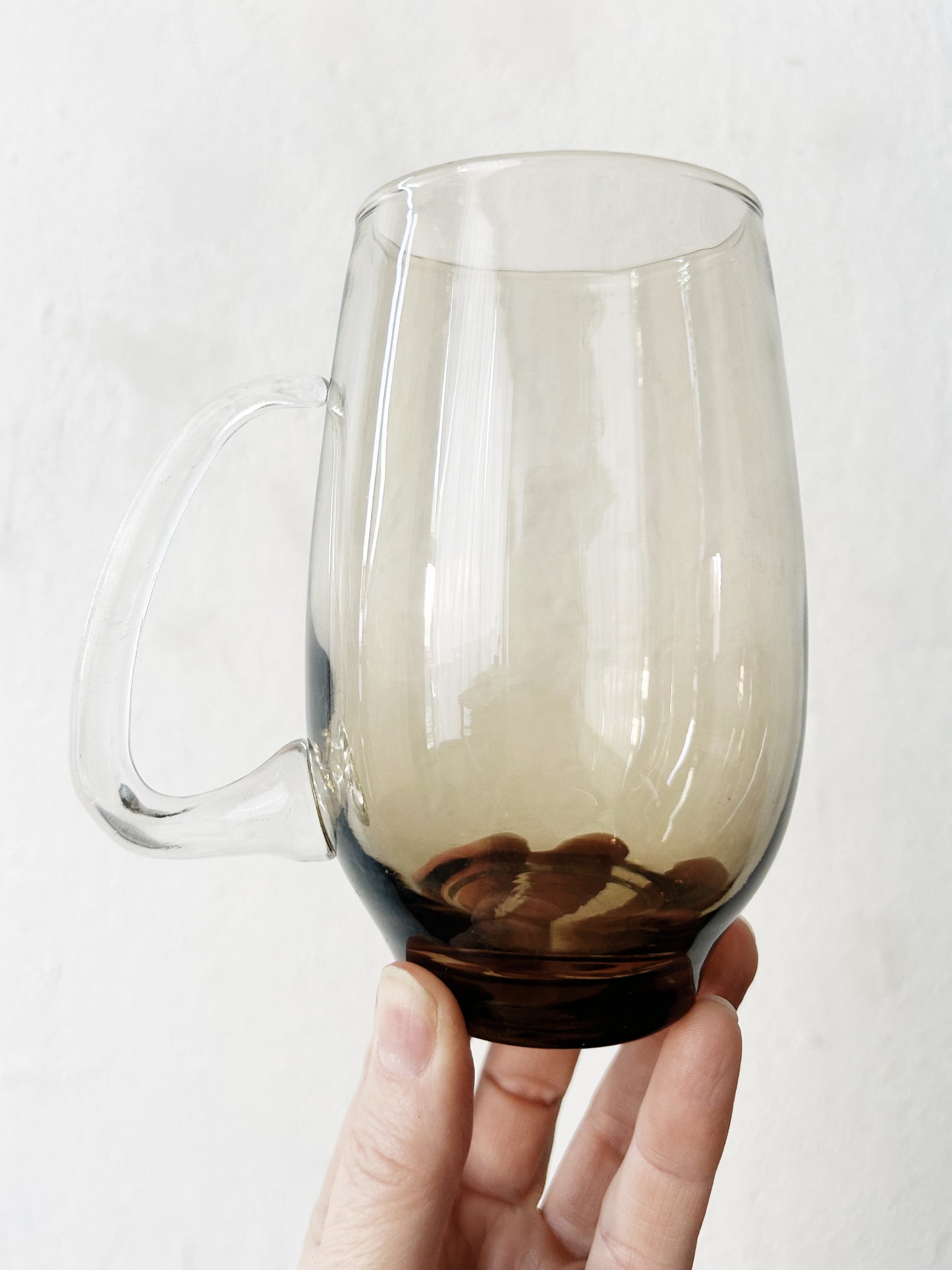 Vintage Libbey Tempo Brown Tankard Mugs